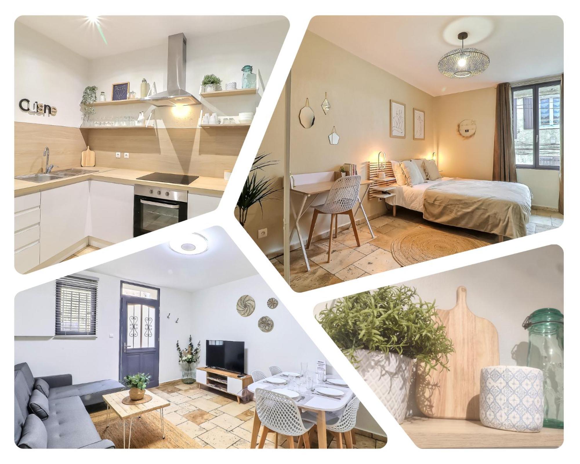 Le Logy-cosy - 5 Pers - Clim Wifi Cosy Garage Apartment Saint-Gilles (Gard)